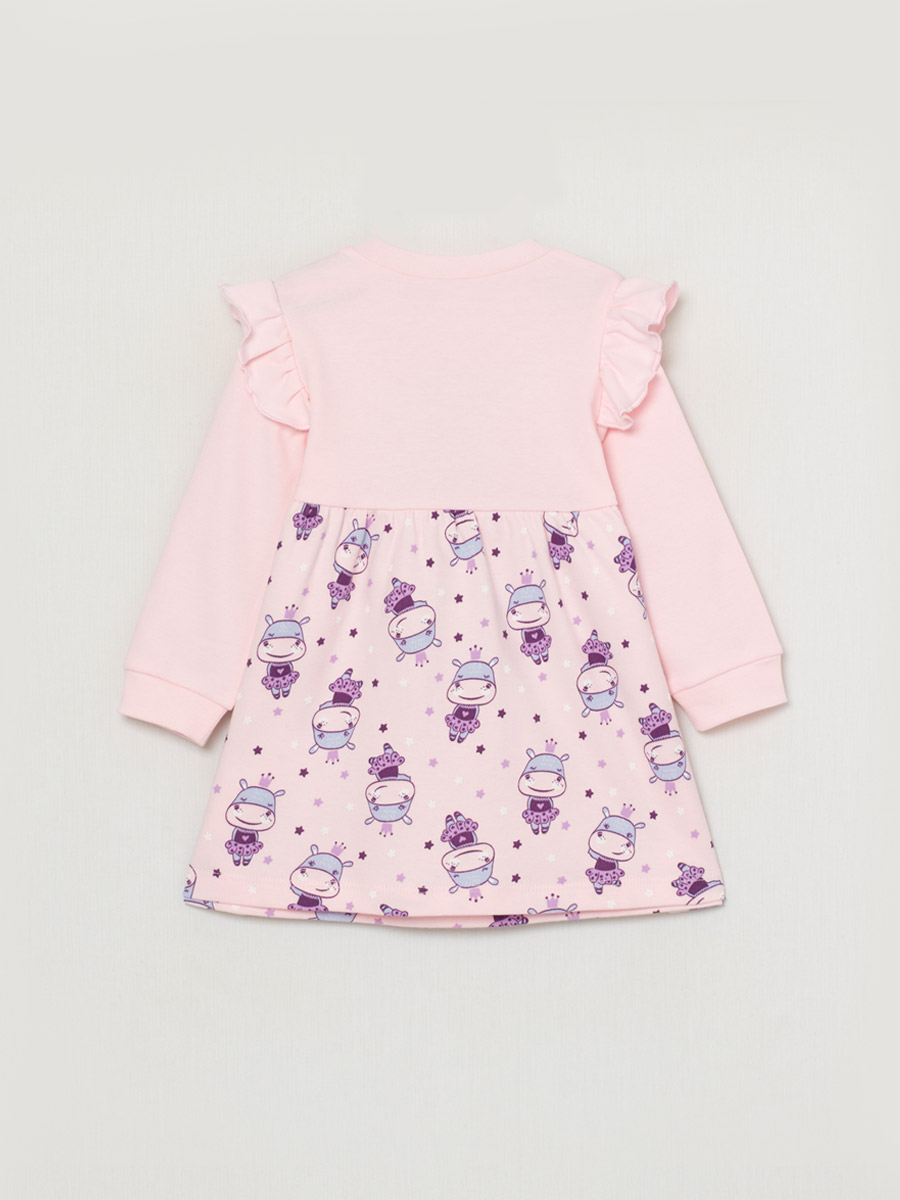 картинка Платье для девочки Cherubino CWNG 62804-27-281 Светло-розовый от магазина детских товаров ALiSa