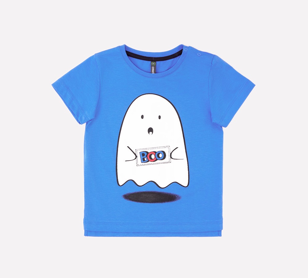 картинка Футболка для мальчика Crockid КР 301079/ярко-голубой к266 от магазина детских товаров ALiSa