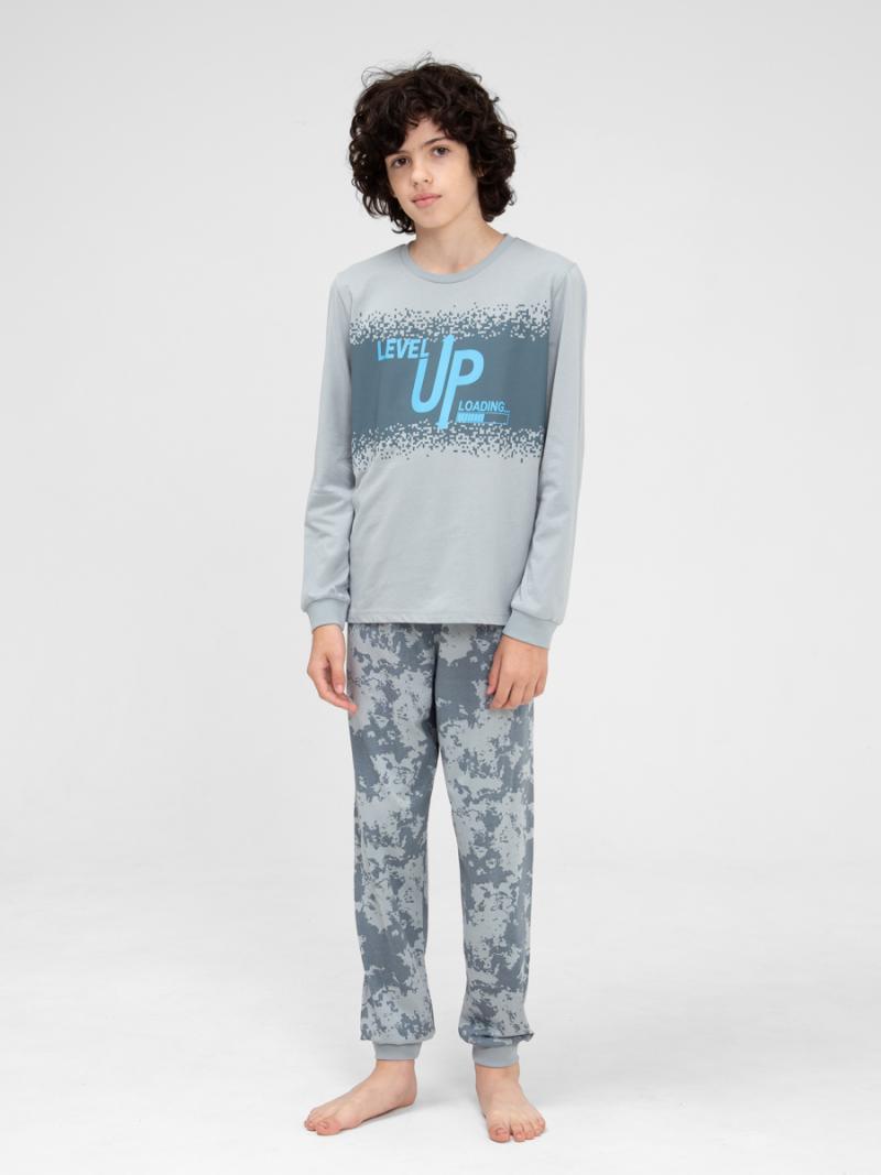 картинка Пижама для мальчика CWJB 50142-23 Серый от магазина детских товаров ALiSa