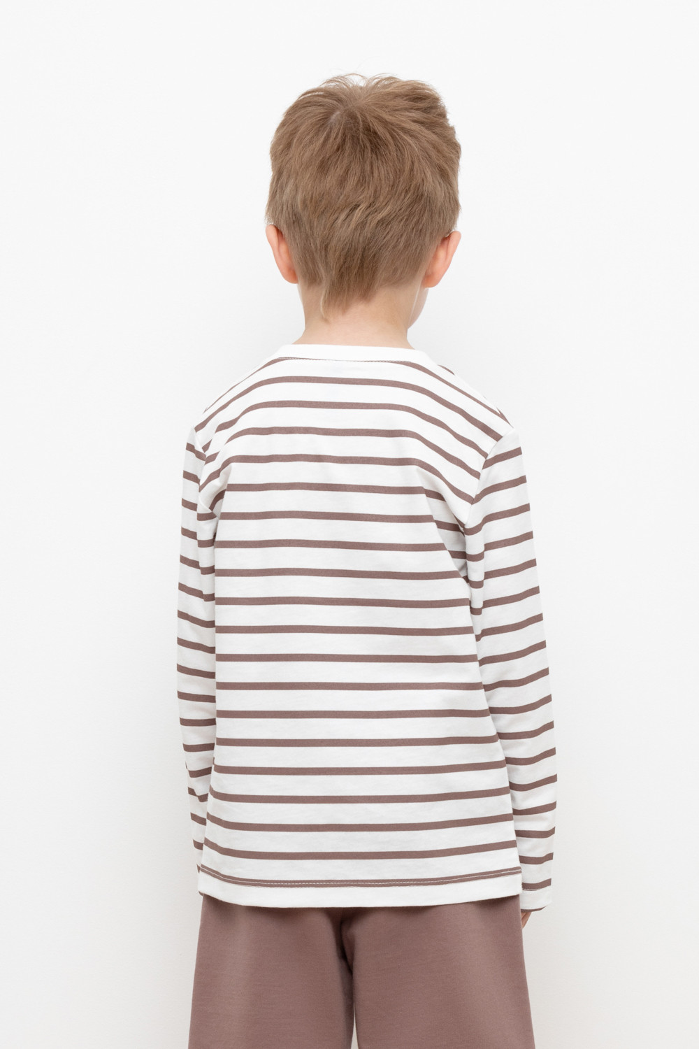 картинка Джемпер для мальчика Crockid КР 302194 белая лилия, полоска к412 от магазина детских товаров ALiSa