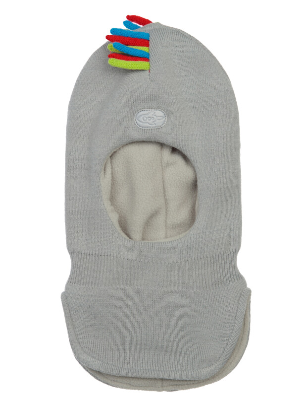 картинка Шлем утепленный для мальчика PL 32113009 Светло-серый от магазина детских товаров ALiSa