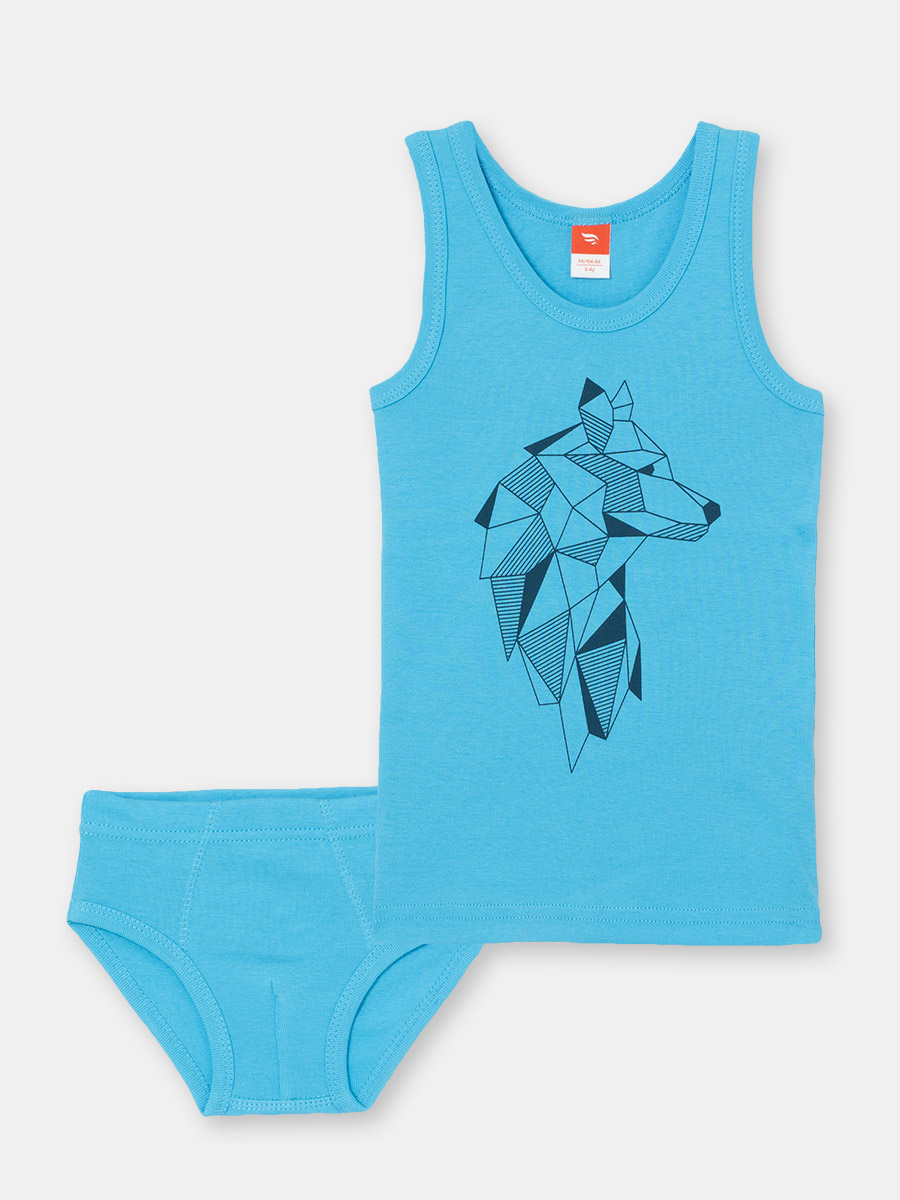 картинка Комплект для мальчика CWKB 30019-43 Голубой от магазина детских товаров ALiSa