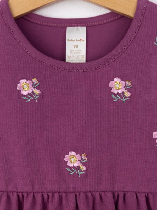 картинка Платье для девочки Baby Boom С266/3-К Виноград от магазина детских товаров ALiSa