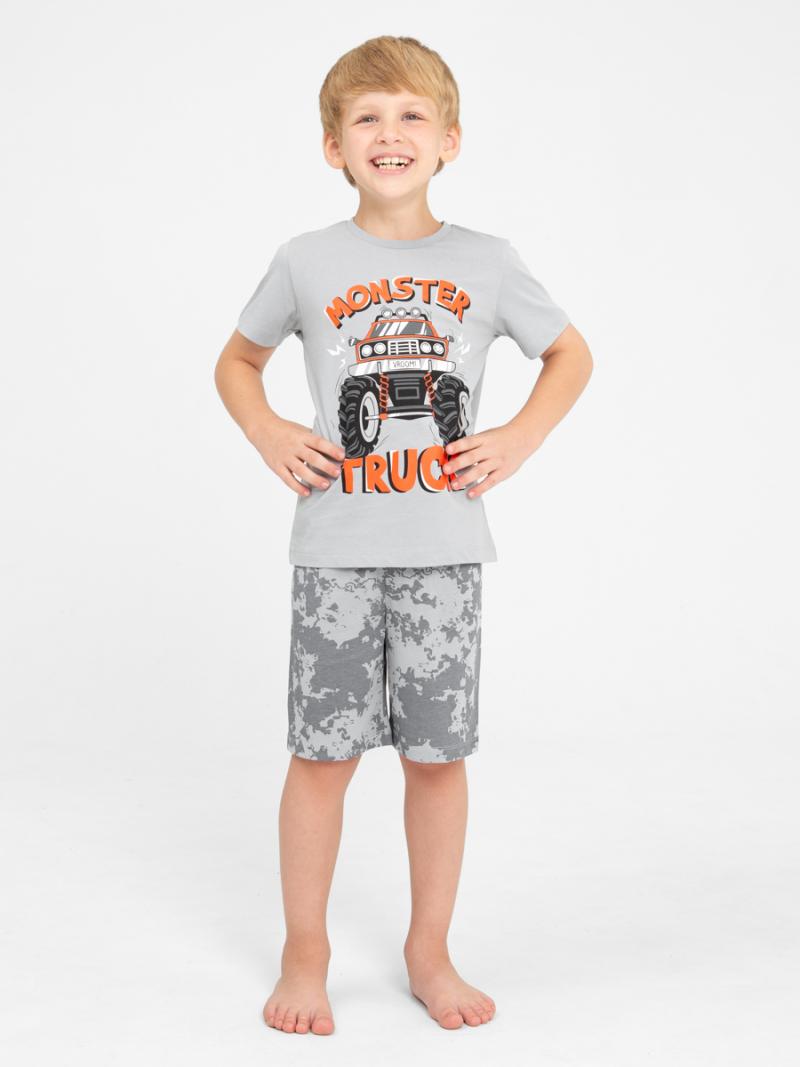 картинка Пижама для мальчика CWKB 50134-23 Серый от магазина детских товаров ALiSa