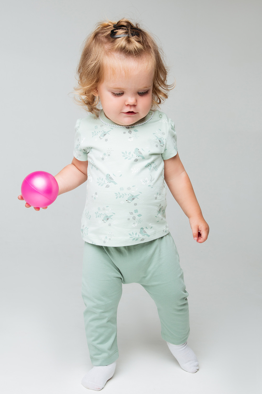 картинка Брюки для девочки Crockid К 400310 холодная мята (весеняя зелень) от магазина детских товаров ALiSa