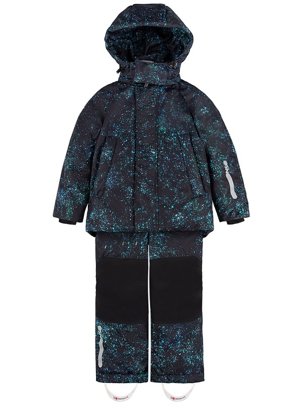 картинка Комплект зимний для мальчика NIKASTYLE 7з5924 Черный бирюза от магазина детских товаров ALiSa