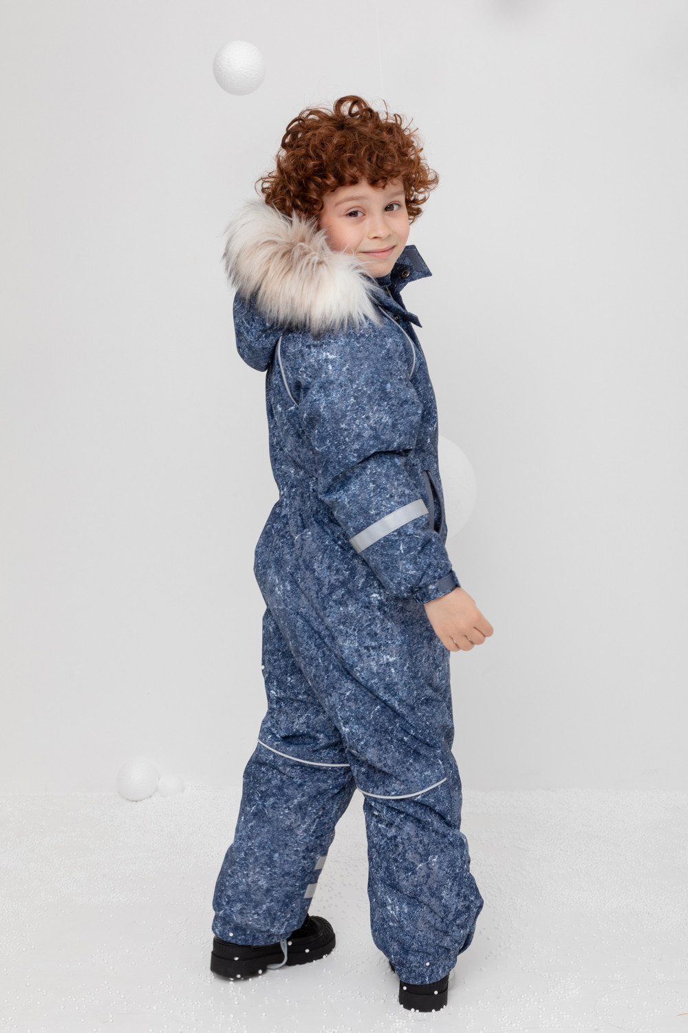 картинка Комбинезон зимний для мальчика Crockid ВК 60098/н/2 ГР от магазина детских товаров ALiSa