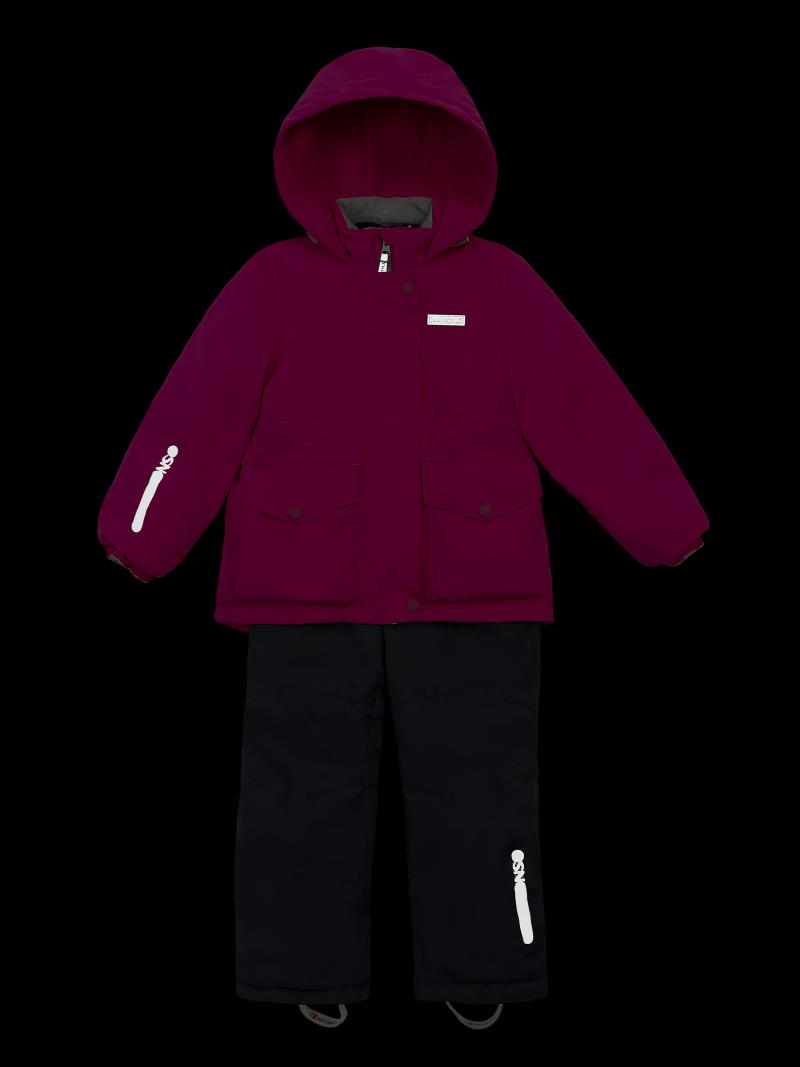 картинка Комплект утеплённый для девочки NIKASTYLE 7м2225 Фуксия графит от магазина детских товаров ALiSa