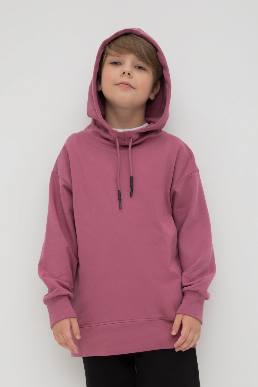 картинка Джемпер для мальчика Crockid КБ 302083 сливовый от магазина детских товаров ALiSa