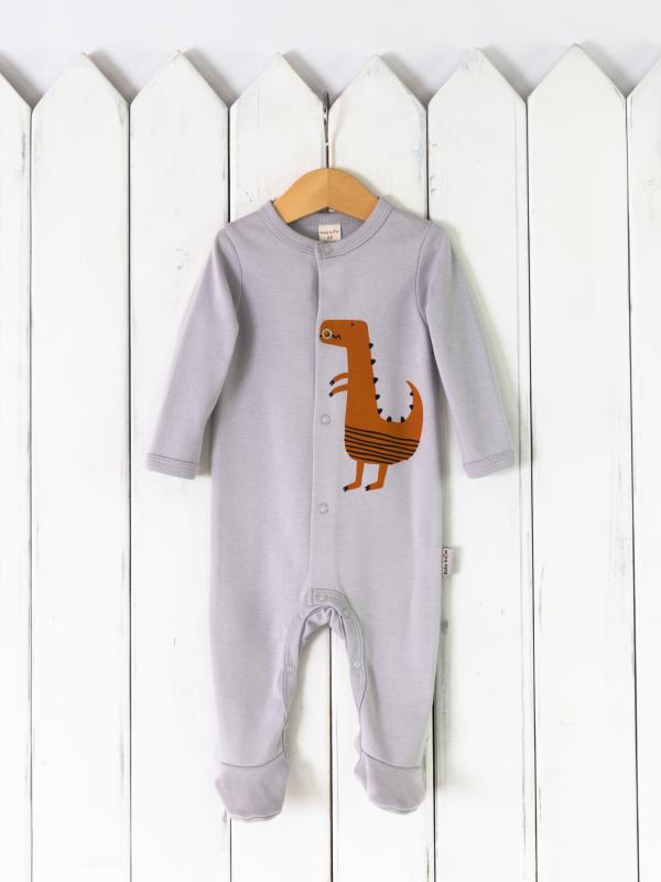 картинка Комбинезон для мальчика Baby Boom К308/1-И Дино жемчуг от магазина детских товаров ALiSa