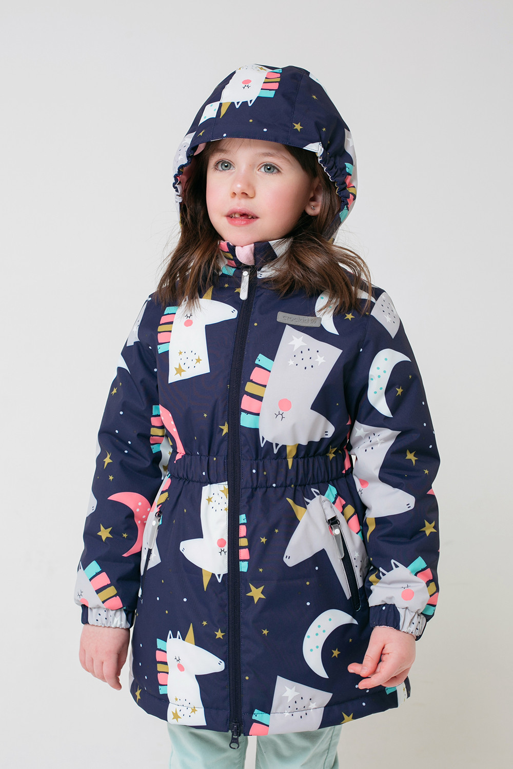 картинка Куртка зимняя для девочек Crockid ВК 38057/н/2 УЗГ от магазина детских товаров ALiSa