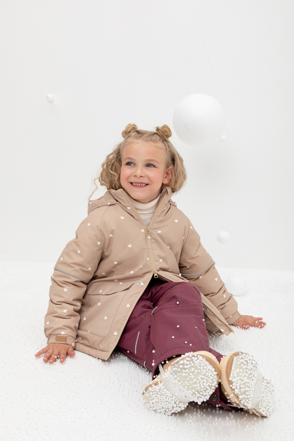 картинка Куртка зимняя для девочки Crockid ВК 38103/н/1 ГР от магазина детских товаров ALiSa