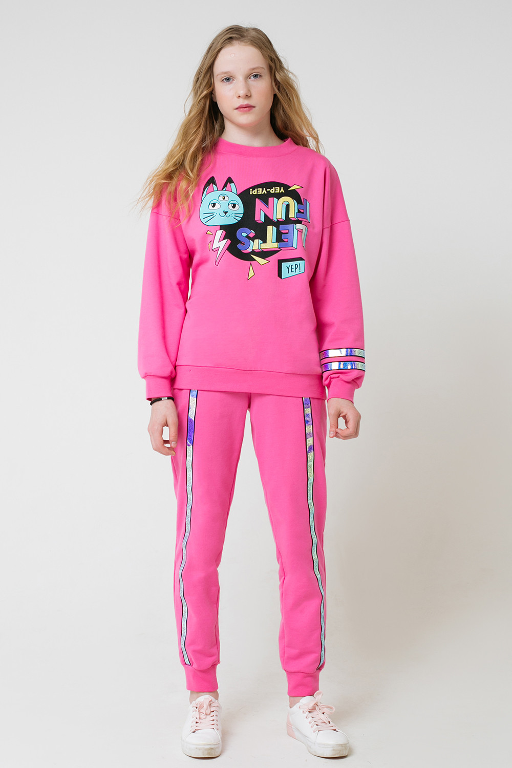 картинка Брюки для девочки КБ 400103 клюква к53 от магазина детских товаров ALiSa