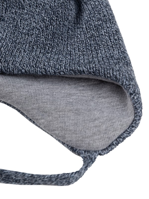 картинка Шапка утепленная для мальчика NIKASTYLE 11з15424 Серо-голубой от магазина детских товаров ALiSa