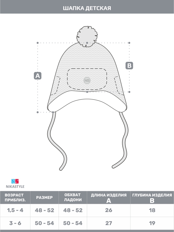 картинка Шапка утепленная для мальчика NIKASTYLE 11з15424 Неви от магазина детских товаров ALiSa