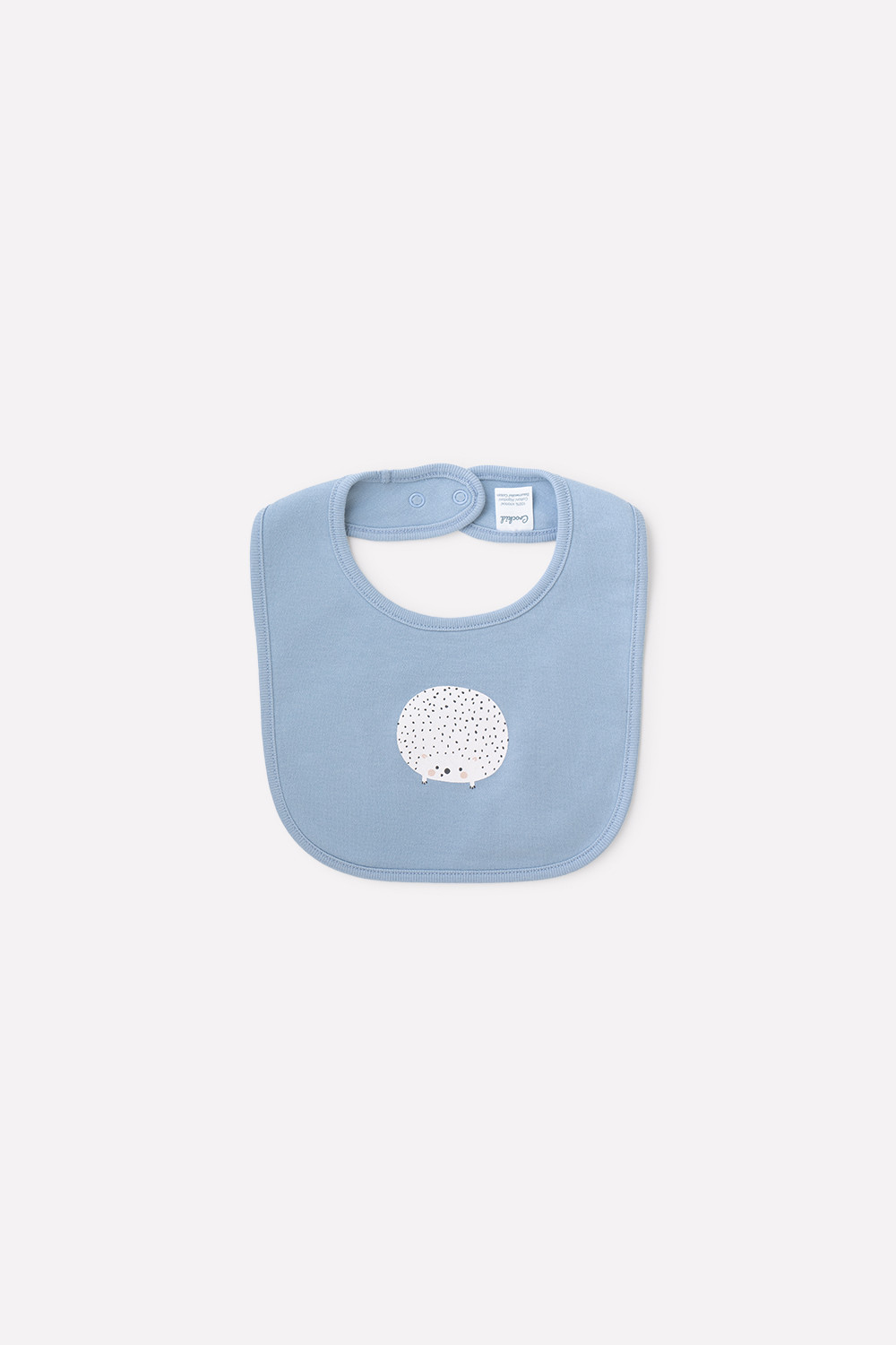 картинка Фартук-нагрудник для мальчика Crockid К 8526 пыльно-синий (ёжики) я114 от магазина детских товаров ALiSa