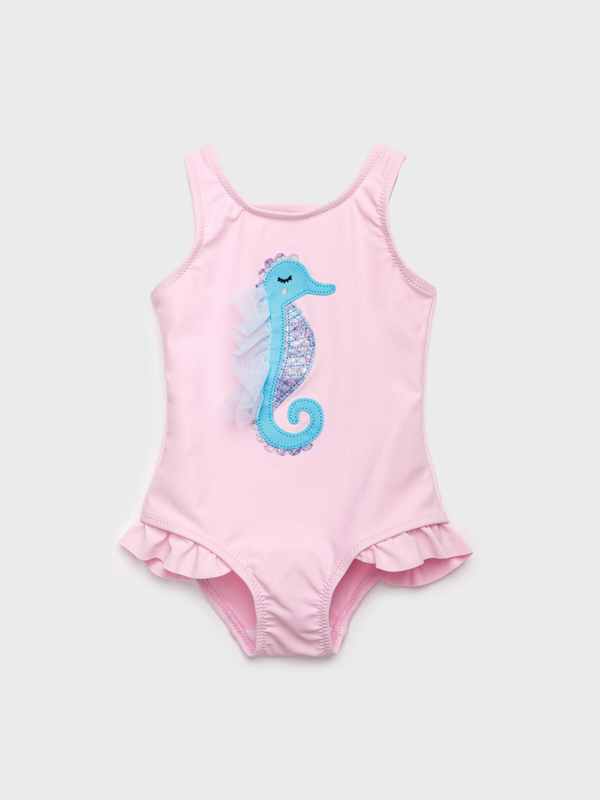 картинка Купальник для девочки PL 12522406 Светло-розовый от магазина детских товаров ALiSa