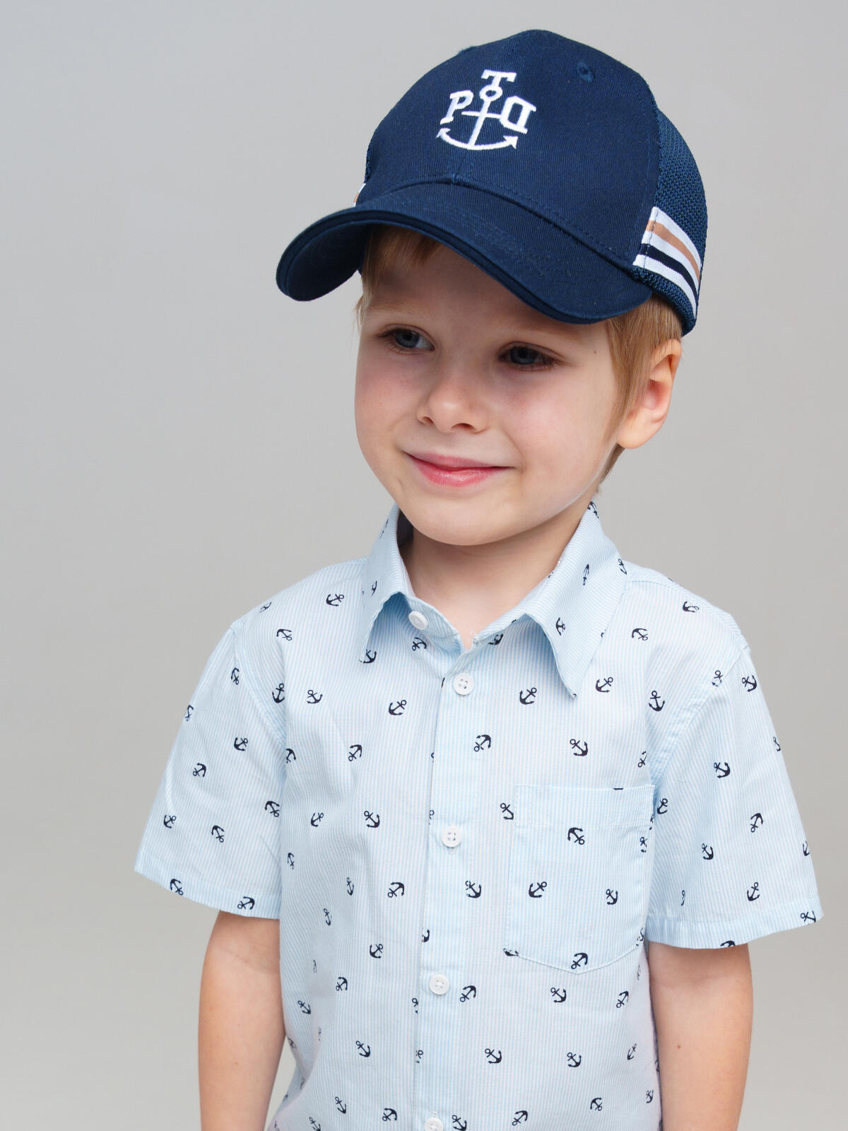 картинка Кепка текстильная для мальчика PL 12512435 Темно-синий от магазина детских товаров ALiSa