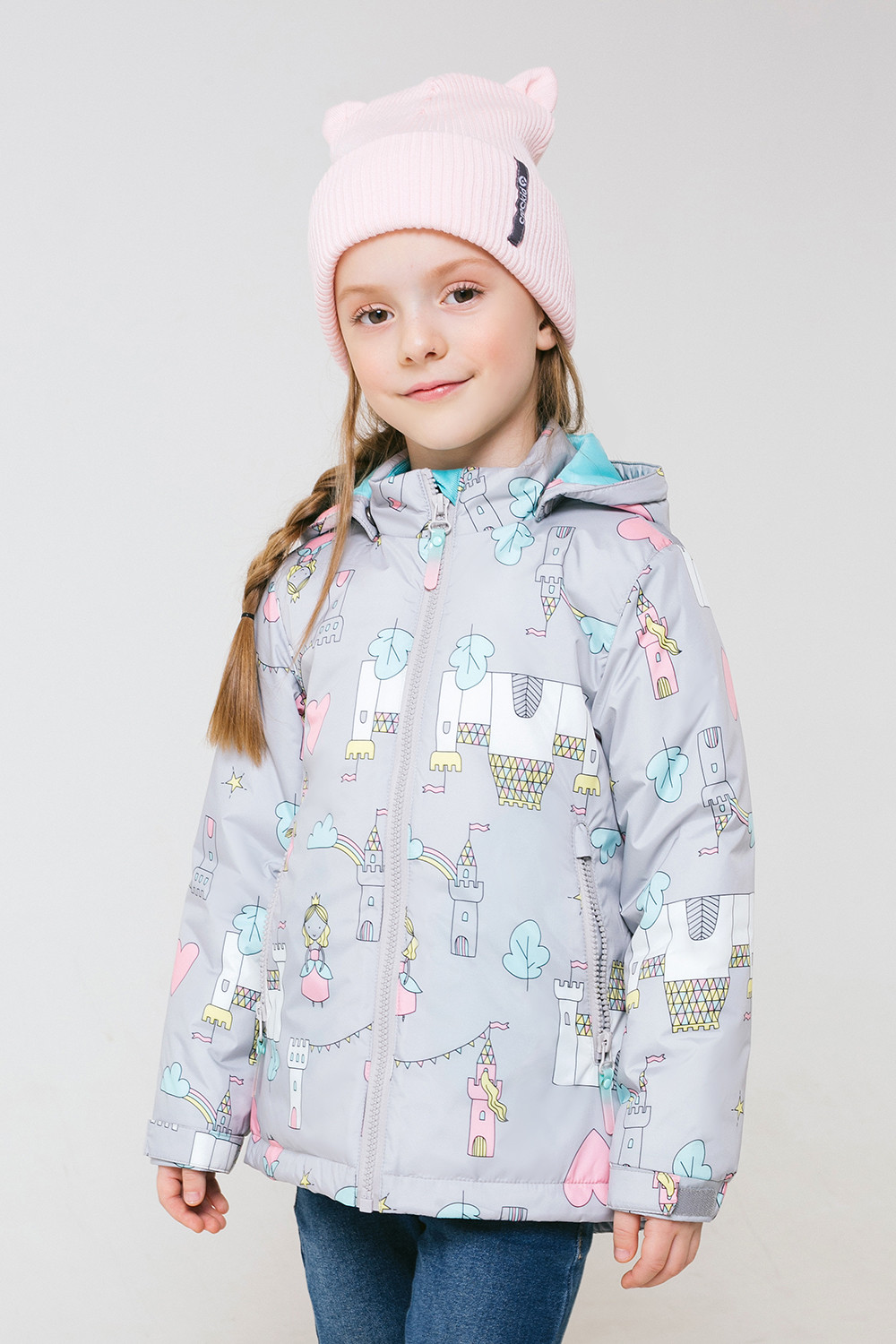 картинка Куртка демисезонная утепленная для девочки Crockid ВК 32097/н/2 УЗГ от магазина детских товаров ALiSa