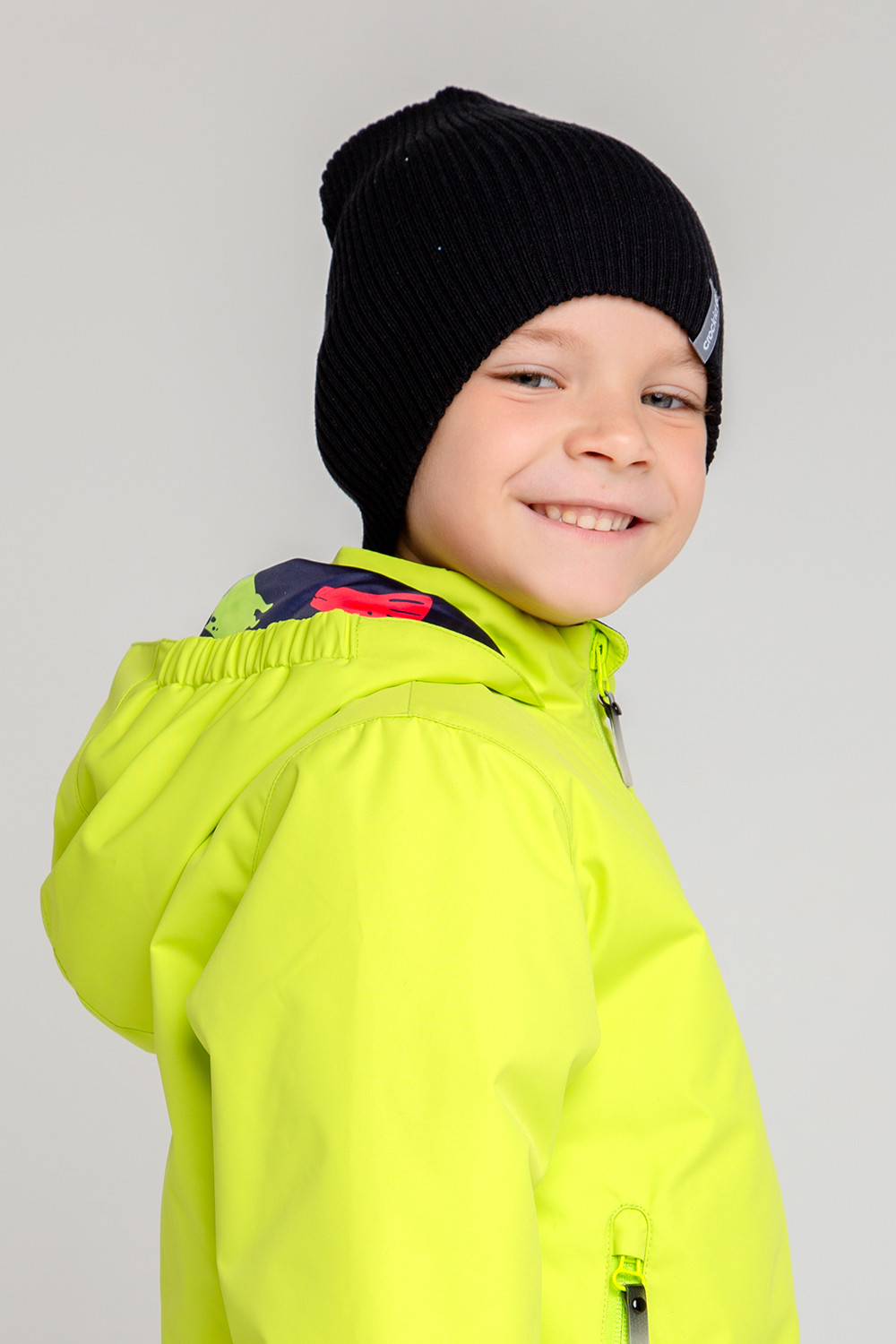 картинка Шапка для мальчика Crockid КВ 20266 черный от магазина детских товаров ALiSa