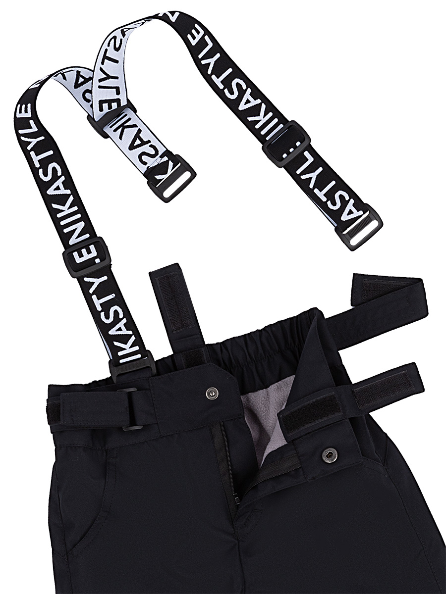 картинка Брюки ветровочные NIKASTYLE 2л2524 черный от магазина детских товаров ALiSa