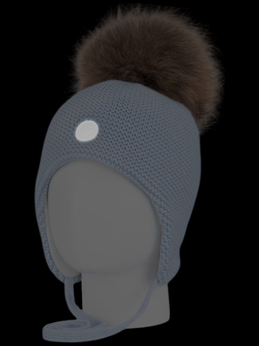 картинка Шапка утепленная NIKASTYLE 11з15524 Небесный от магазина детских товаров ALiSa