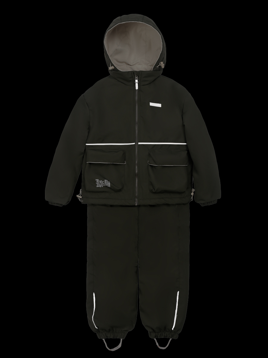 картинка Комплект утеплённый для мальчика NIKASTYLE 7м2925 Хаки Кешью от магазина детских товаров ALiSa