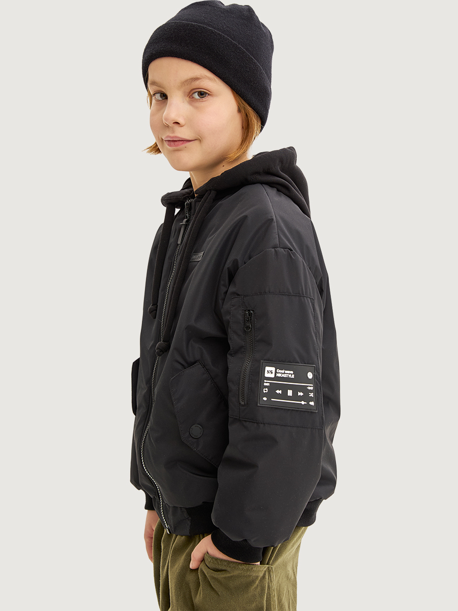 картинка Куртка утеплённая для мальчика NIKASTYLE 4м5525 Черный от магазина детских товаров ALiSa