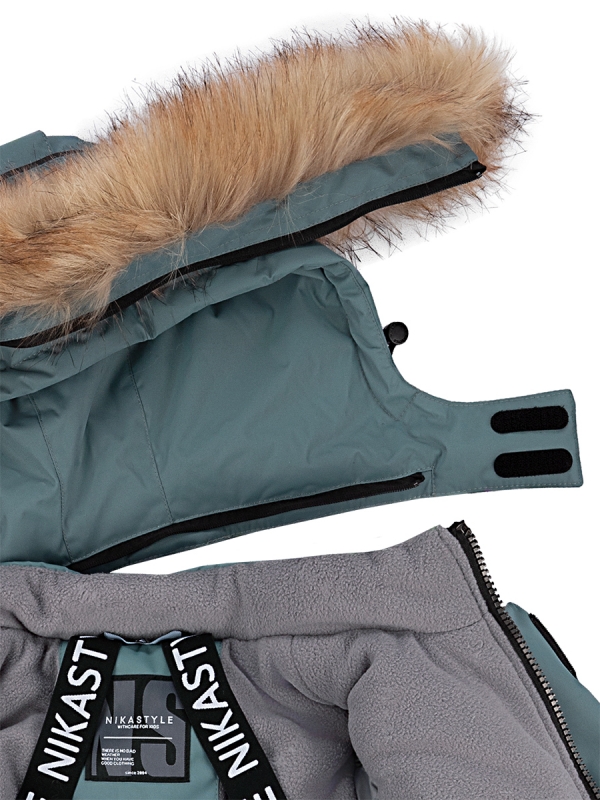 картинка Куртка зимняя для мальчика NIKASTYLE 4з3324 Эвкалипт от магазина детских товаров ALiSa