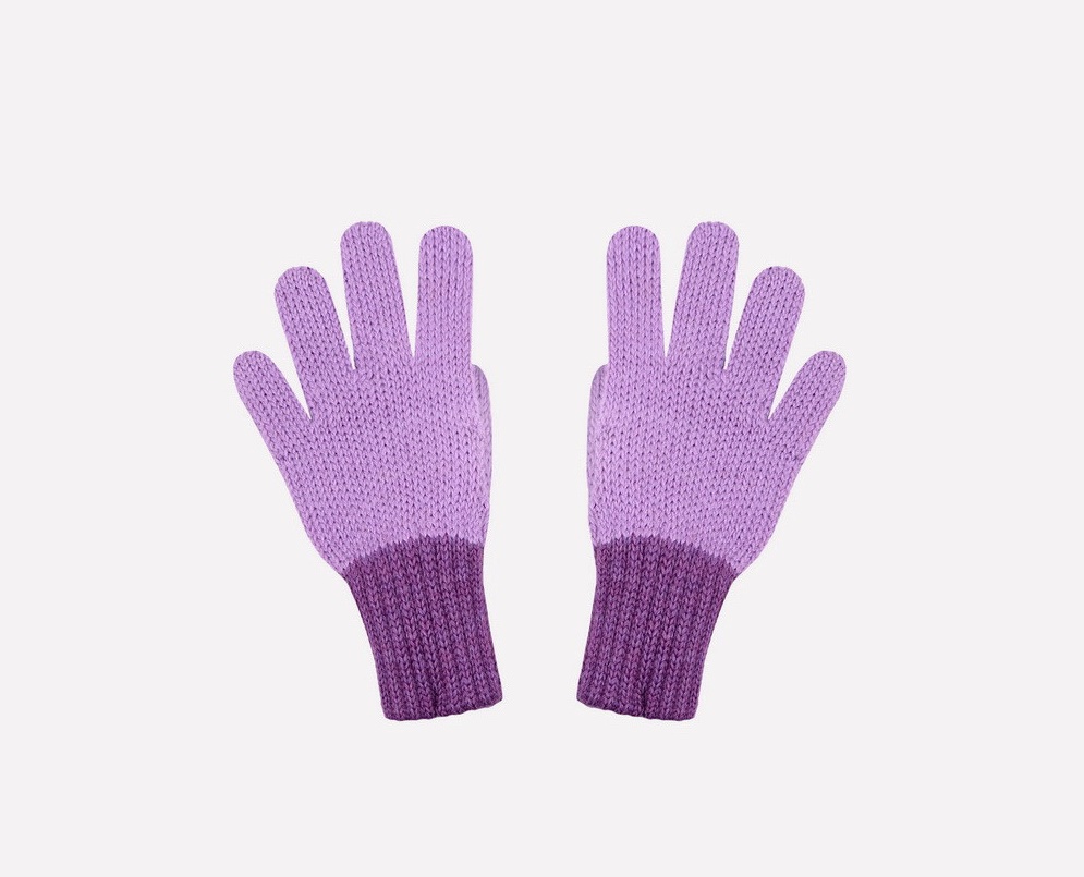 картинка Перчатки для девочки Crockid К 134/ш пурпурный, светлая. фиалка от магазина детских товаров ALiSa