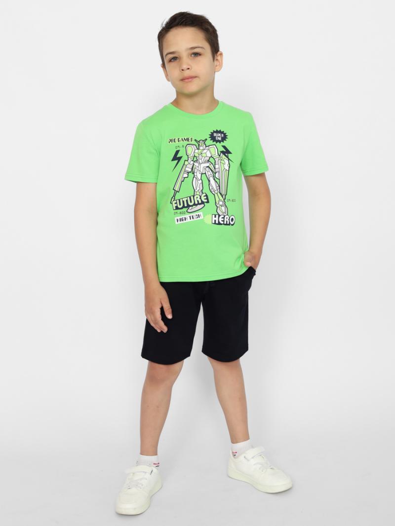 картинка Футболка для мальчика CWKB 63390-37 Зеленый от магазина детских товаров ALiSa