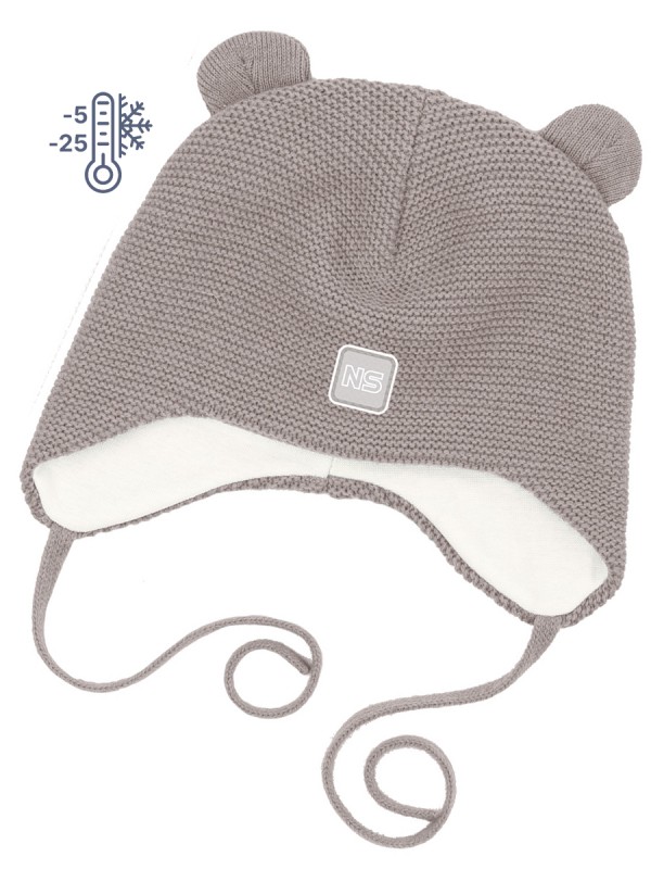картинка Шапка утепленная NIKASTYLE 11з15124 Кофе от магазина детских товаров ALiSa