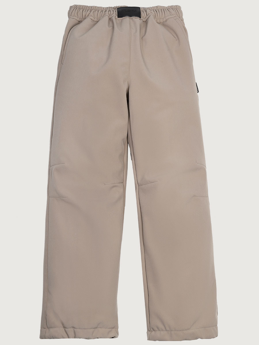 картинка Брюки Софтшел NIKASTYLE 2л19125 Какао от магазина детских товаров ALiSa