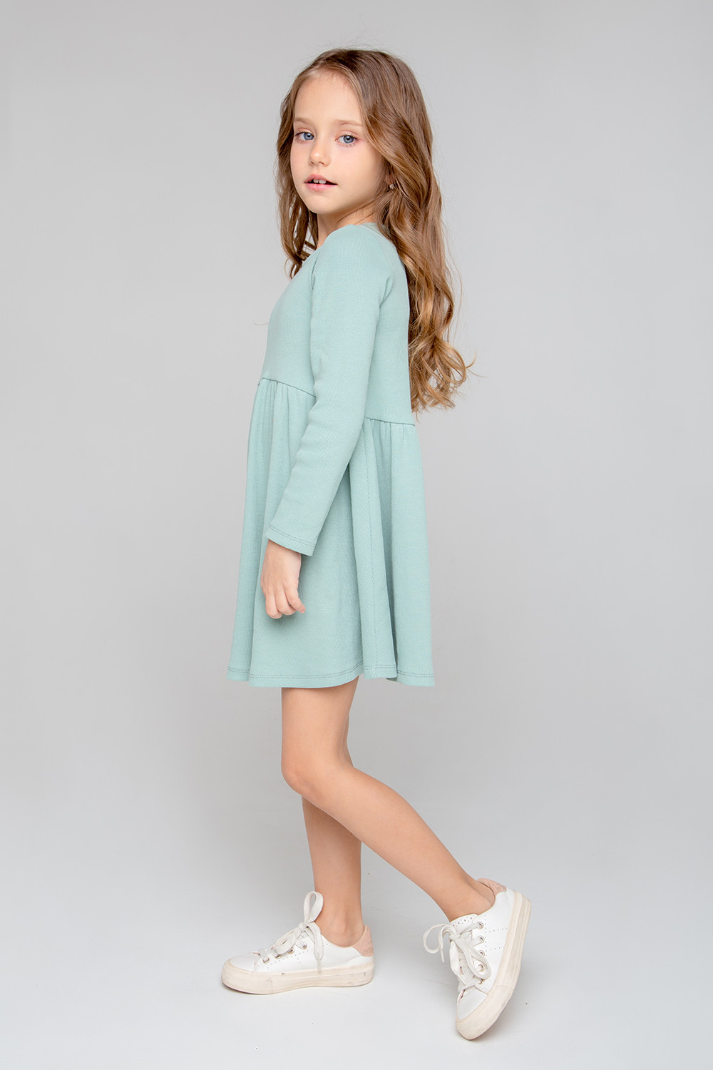 картинка Платье для девочки Crockid КР 5778 голубой прибой к359 от магазина детских товаров ALiSa