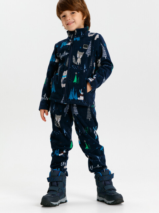 картинка Комплект флисовый для мальчика PL 32312138 куртка, брюки от магазина детских товаров ALiSa