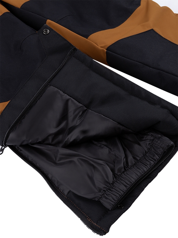 картинка Комбинезон зимний для мальчика NIKASTYLE 8з6724 Кэмел черный от магазина детских товаров ALiSa