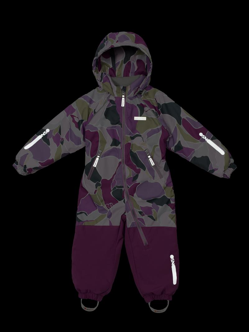 картинка Комбинезон утеплённый для девочки NIKASTYLE 8м1025 Цикламен брусника от магазина детских товаров ALiSa