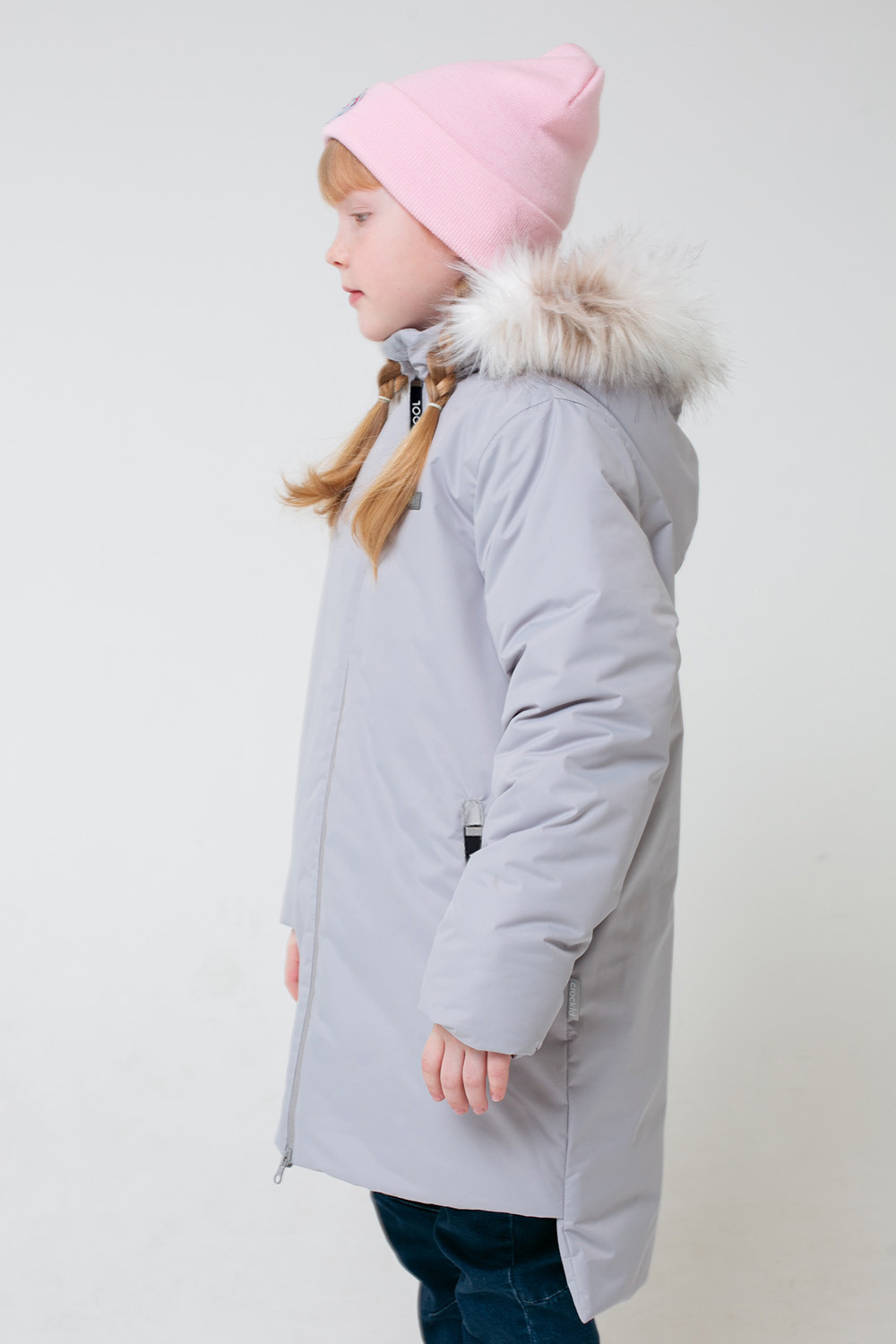картинка Пальто зимнее для девочки Crockid ВК 38065/1 ГР от магазина детских товаров ALiSa