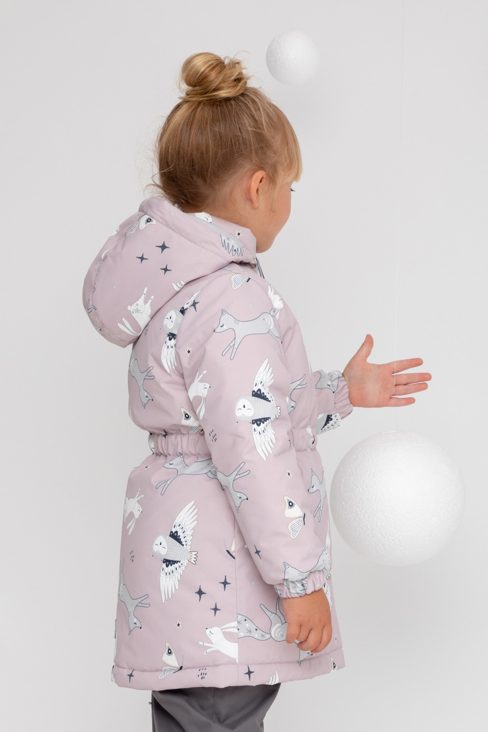 картинка Куртка зимняя для девочки Crockid ВК 38098/н/2 УЗГ от магазина детских товаров ALiSa