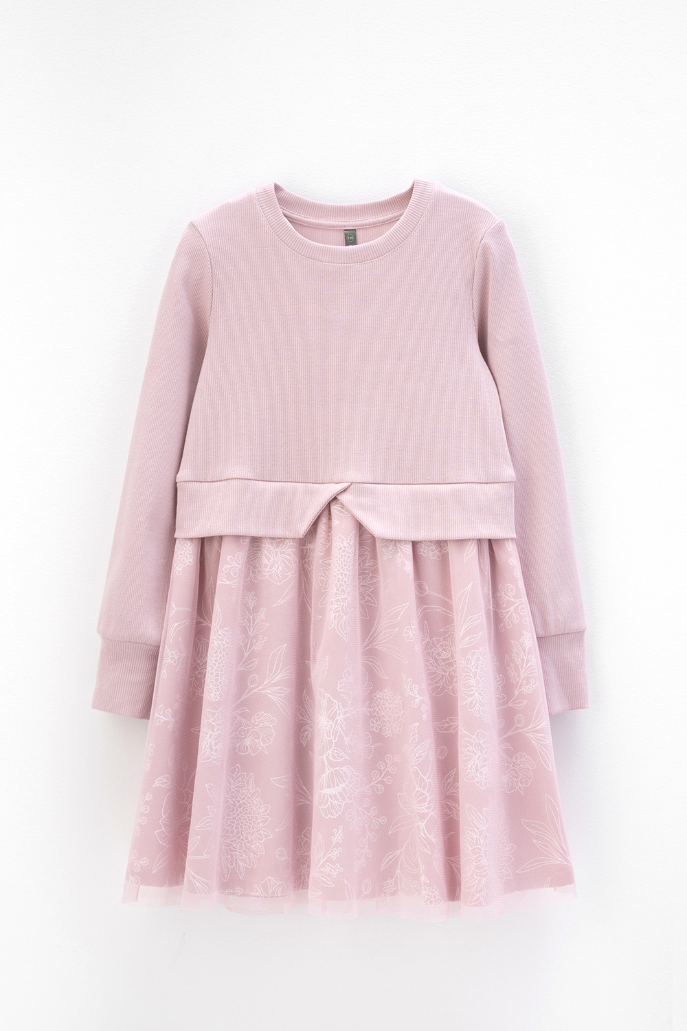 картинка Платье для девочки Crockid КР 5833 розовый лед к433 от магазина детских товаров ALiSa