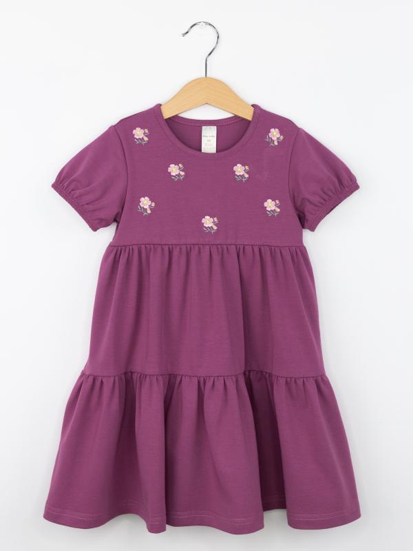 картинка Платье для девочки Baby Boom С266/3-К Виноград от магазина детских товаров ALiSa