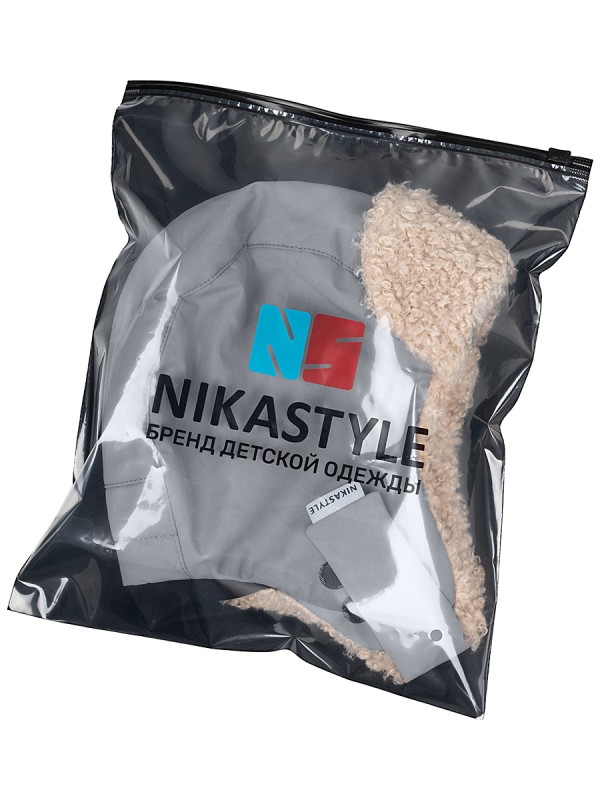 картинка Шапка мембранная утепленная NIKASTYLE 11з16324 Беж от магазина детских товаров ALiSa