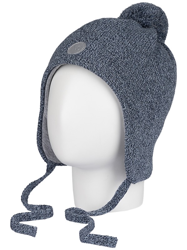 картинка Шапка утепленная для мальчика NIKASTYLE 11з15424 Серо-голубой от магазина детских товаров ALiSa