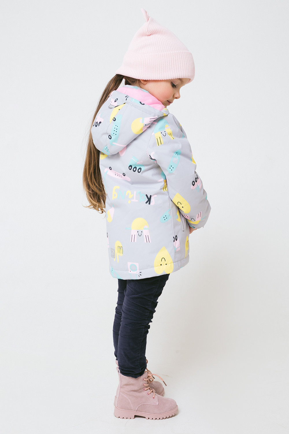 картинка Куртка демисезонная утепленная для девочки Crockid ВК 32097/н/3 УЗГ от магазина детских товаров ALiSa