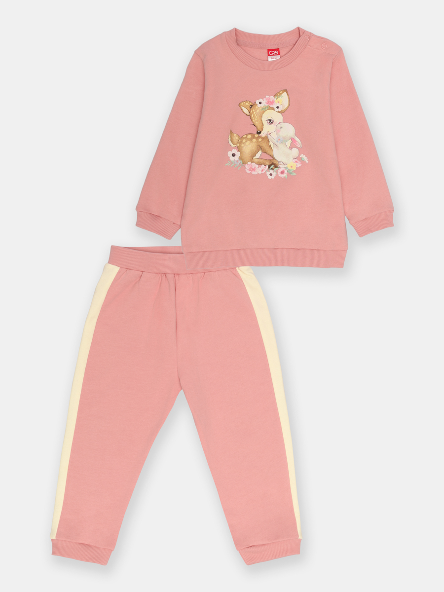 картинка Комплект для девочки Сherubino CWNG 90145-27-345 Розовый от магазина детских товаров ALiSa