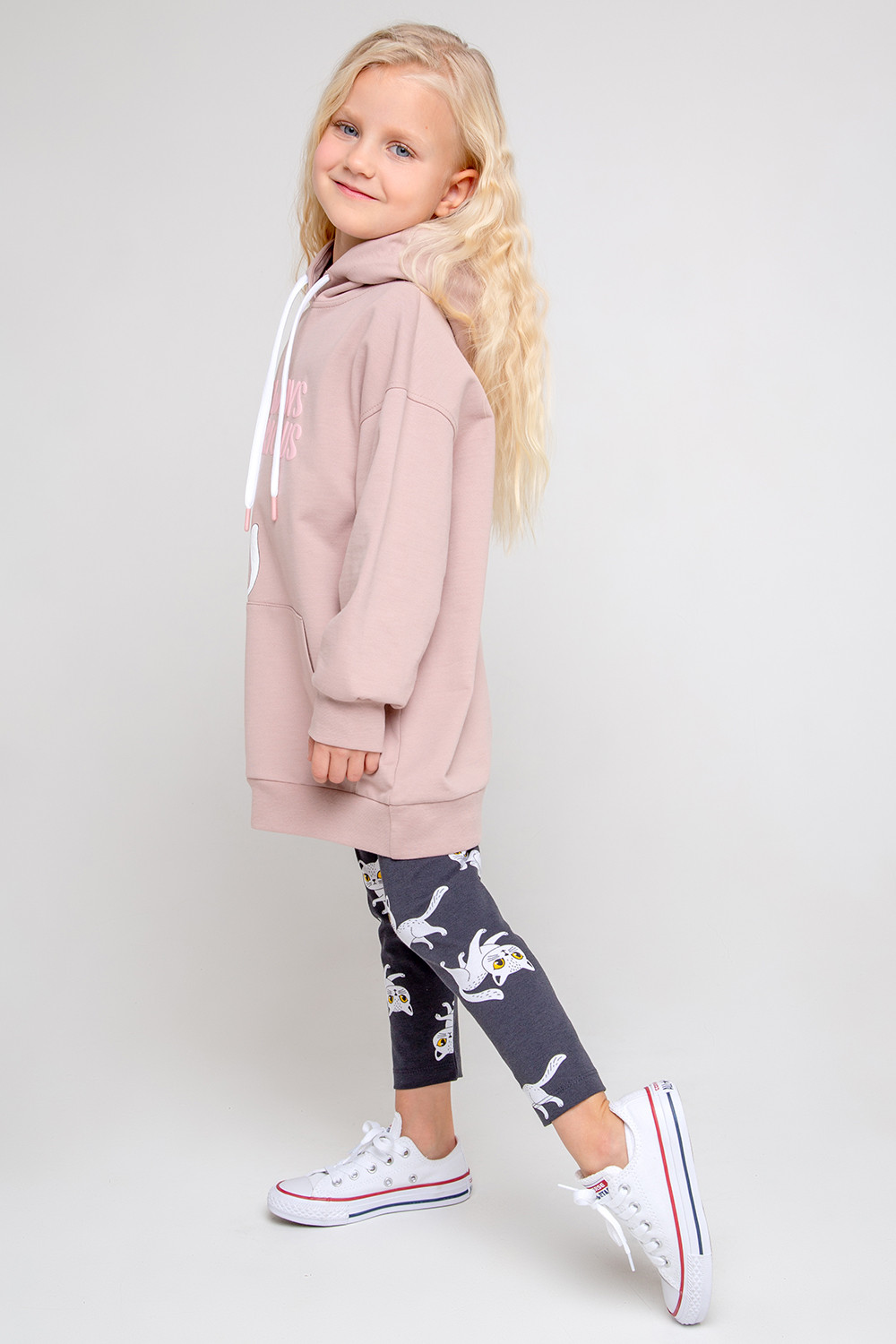 картинка Джемпер для девочки Crockid КР 301863 кофейно-розовый к345 от магазина детских товаров ALiSa