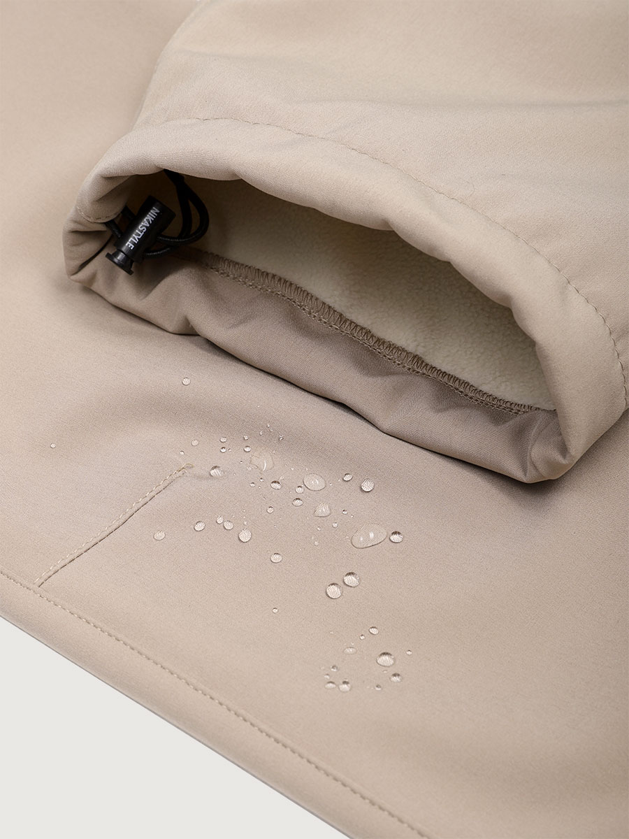 картинка Брюки Софтшел NIKASTYLE 2л19125 Какао от магазина детских товаров ALiSa