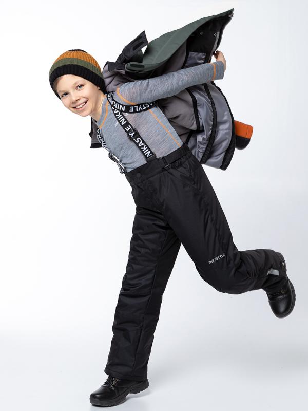 картинка Комплект зимний для мальчика NIKASTYLE 7з7324 Мох черный от магазина детских товаров ALiSa