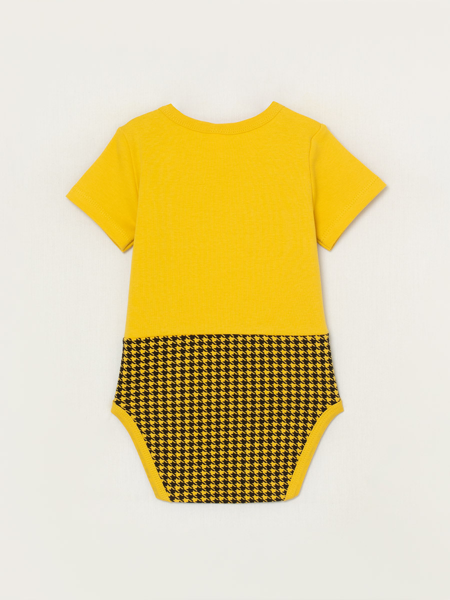 картинка Полукомбинезон для мальчика CWNB 40030-30 Желтый от магазина детских товаров ALiSa