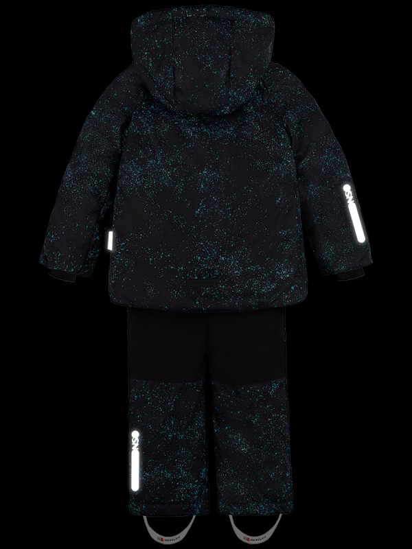 картинка Комплект зимний для мальчика NIKASTYLE 7з5924 Черный бирюза от магазина детских товаров ALiSa
